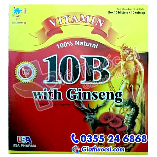 Có bất kỳ hạn chế nào trong việc sử dụng Vitamin 10B with Gingseng không?